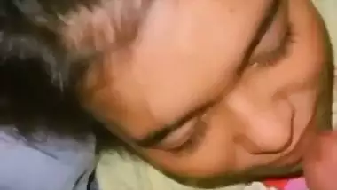 Brother drops his cumload on his 18 year old sister’s face