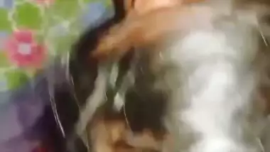 Wife sucking long dick of husband and homemade sex