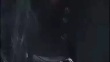 Beautiful girlfriend in maxi shows boobs viral video