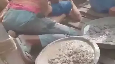 Labour fucking village girl during house construction